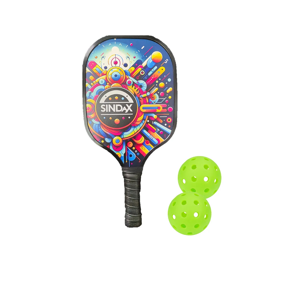 Sindax Pro-Vibe Lightweight Fibreglass Pickleball Paddle
