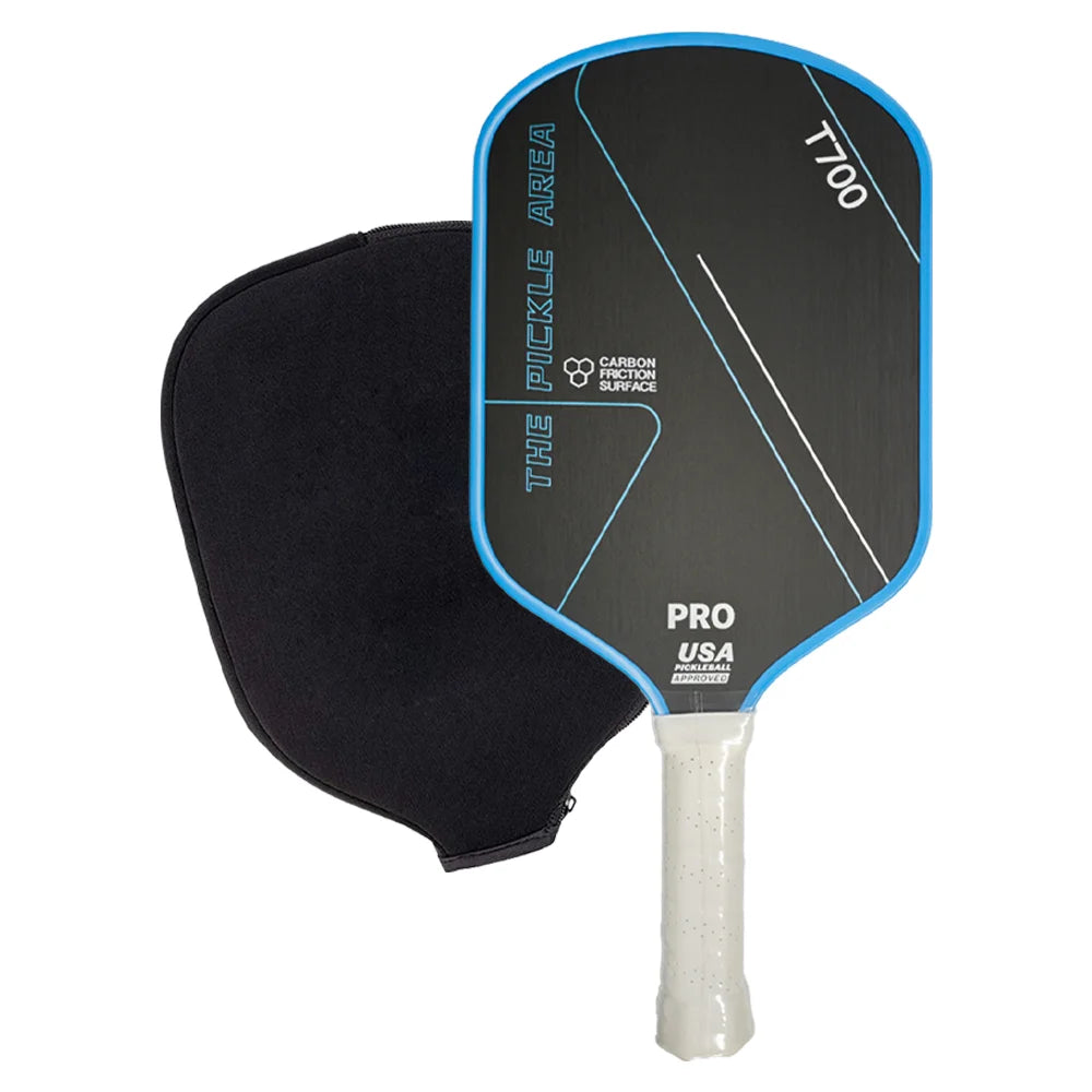T700 Pickleball Paddle Carbon Fiber USAPA Approved Pickle Ball Paddle Lightweight Frosted Surface Professional Game Supplies