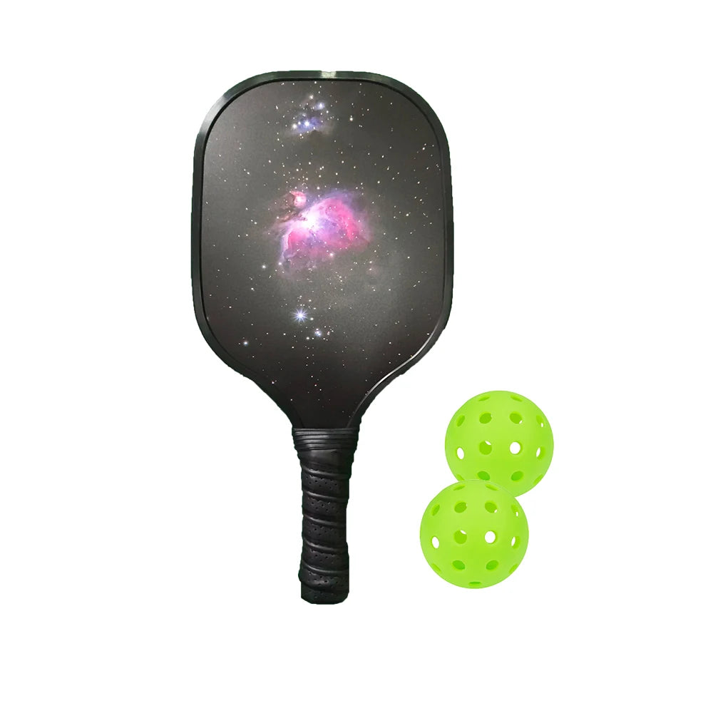Pickleball Paddles Set Fiberglass Surface Non-Slip Grip Durable Lightweight Pop Tennis Sports Accessory Traction And Stability