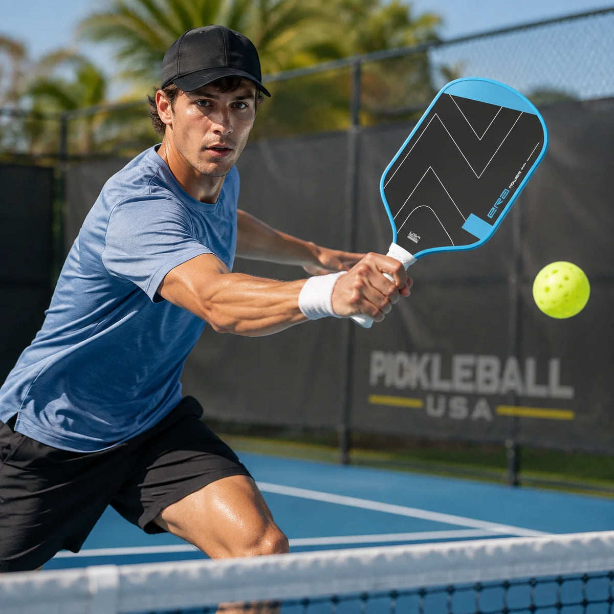 ERA  T700 Pickleball Paddle with Low-Density EVA Foam PP Honeycomb Core Slender Shape Original Carbon Fiber
