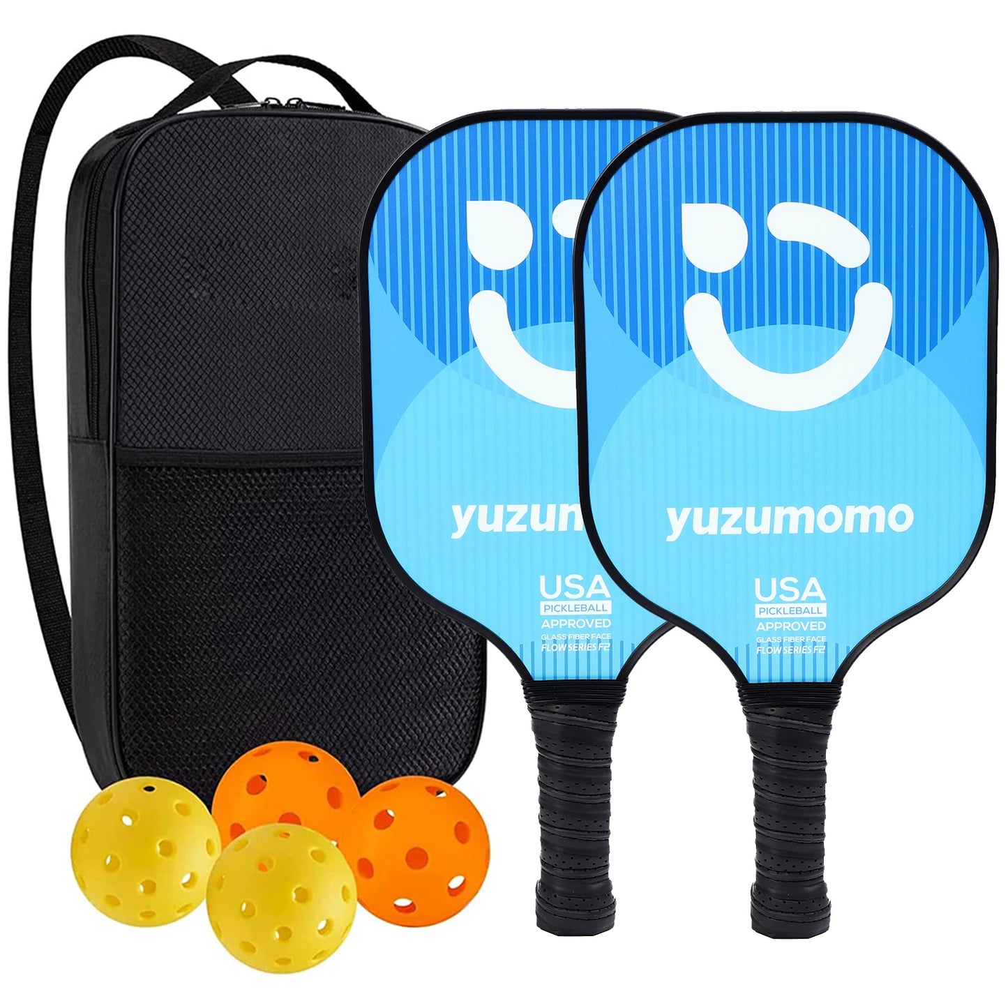 MAICCA Pro Premium Pickleball Paddle Set – Carbon Fibre Face & Honeycomb Core