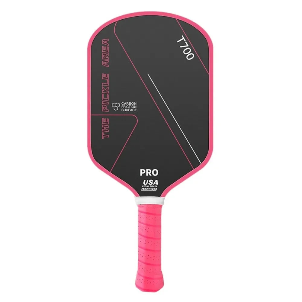 T700 Pickleball Paddle Durable 16MM Frosted Surface Pickleball Rackets Lightweight Carbon Fiber Professional Game Supplies