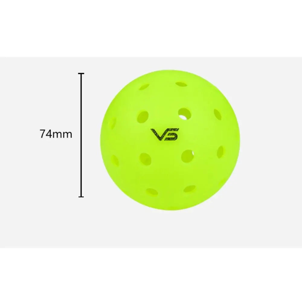 V5 Pro-Court Outdoor Pickleballs – 74mm Elite 40-Hole Training Balls (Single Pack)