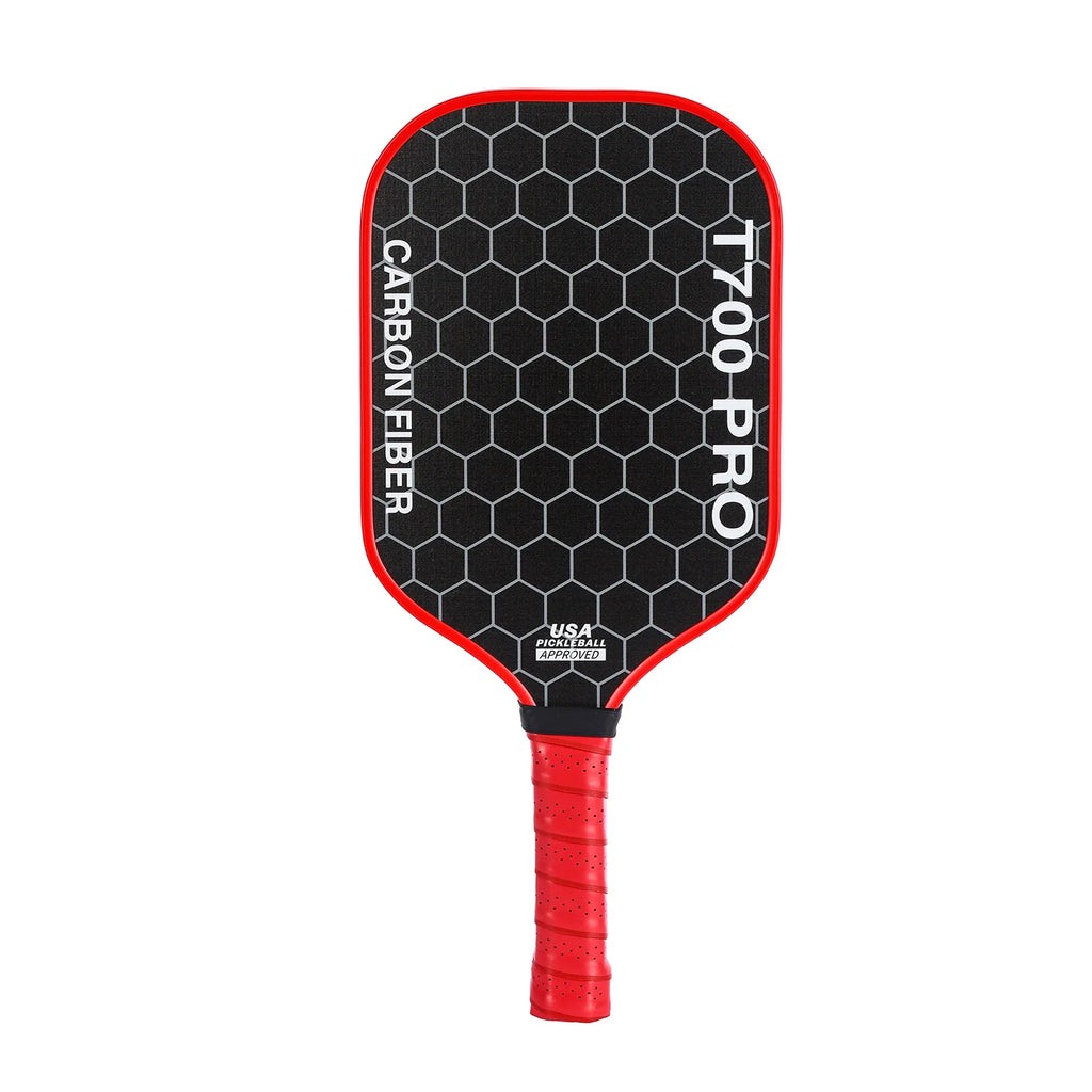 T700 Pickleball Paddle Carbon Fiber Pickleball Paddle 16mm Polypropylene Honeycomb Core Pickleballs Paddles