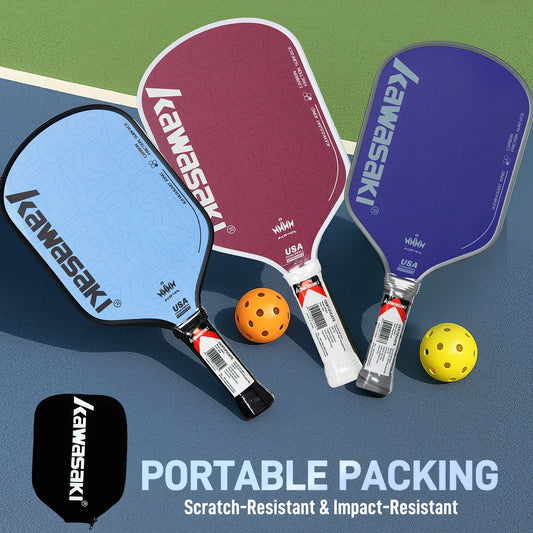 Kawasaki KING6 14mm  Honeycomb Core Inner & T700 Carbon Surface Tournament Paddle