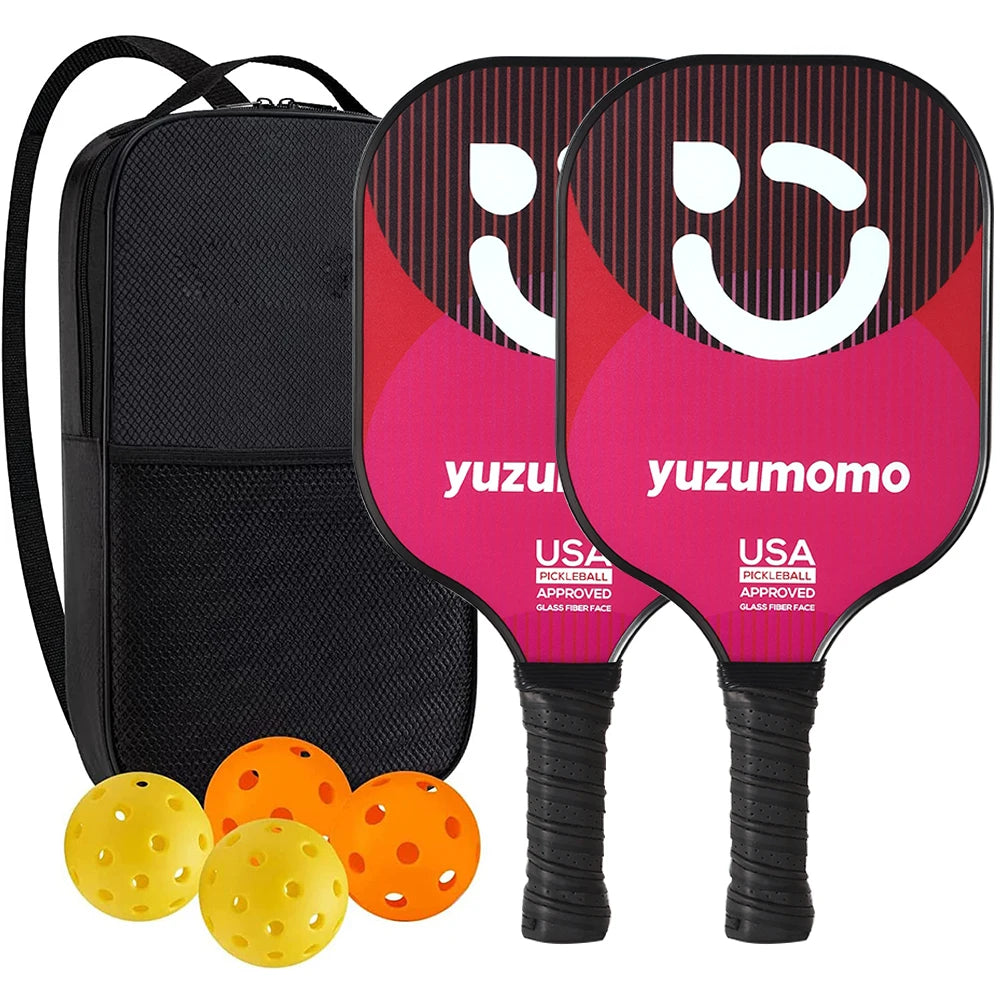 MAICCA Pro Premium Pickleball Paddle Set – Carbon Fibre Face & Honeycomb Core