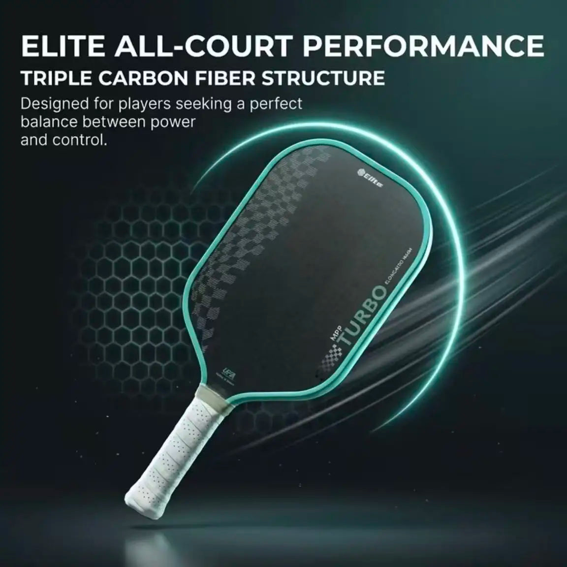 TITANFORCE TURBO-MPP Elongated Pickleball Paddle