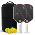 T700 Pickleball Paddle 16MM Carbon Fiber Pickleball Rackets Set Frosted Surface USAPA Approved Professional Game Supplies