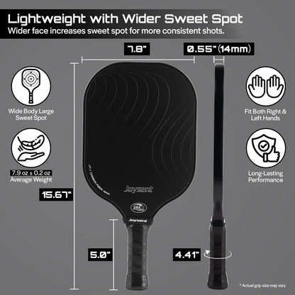 Joysent T300 Carbon Fibre Pickleball Paddle – Elite Control & Precision