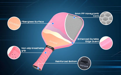 Joysent Premium Fibreglass Pickleball Paddle Set