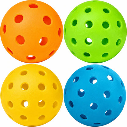 set of 4 40-Hole Outdoor Pickleball Balls