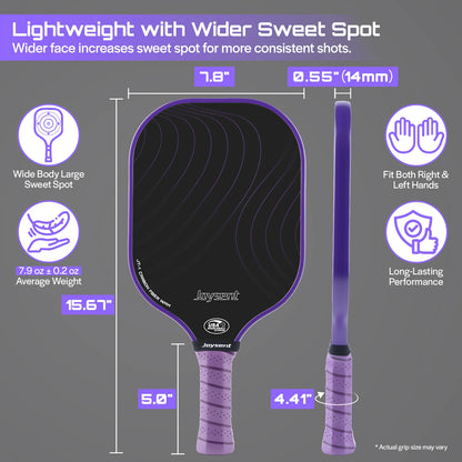 Joysent T300 Carbon Fibre Pickleball Paddle – Elite Control & Precision
