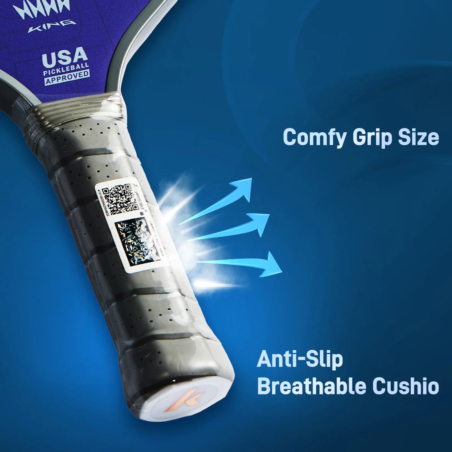 Kawasaki KING6 14mm PP Honeycomb Core Inner & T700 Carbon Surface Tournament Paddle