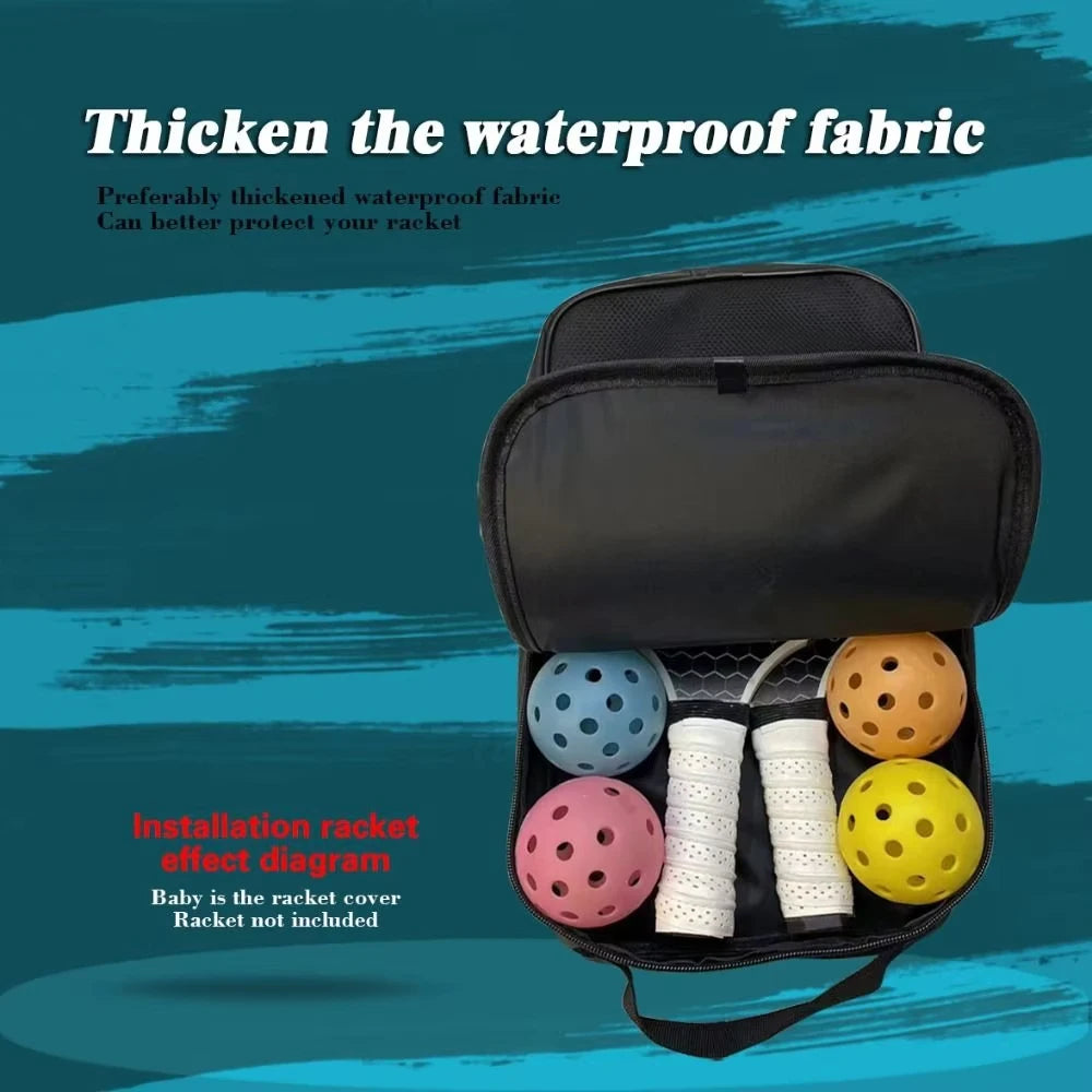 Portable Pickleball Paddle Bag, High-Quality Outdoor Sports Ball Backpack, Handheld Bag for Men and Women Adults