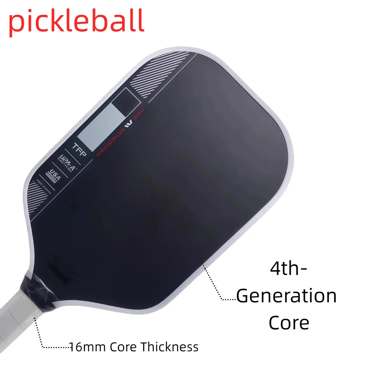Co-branded Perseus Pickleball Paddle with GEN4 Core & T700 Carbon Fiber
