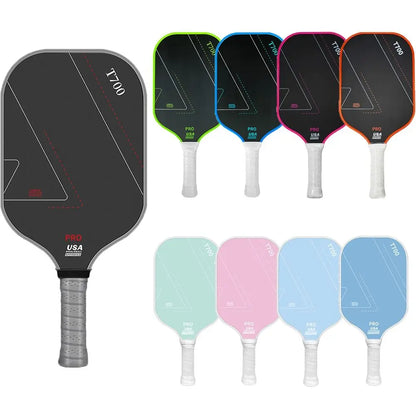 Lightweight T700 Carbon Fibre Pickleball Paddle | Frosted Surface | Non-Slip Grip