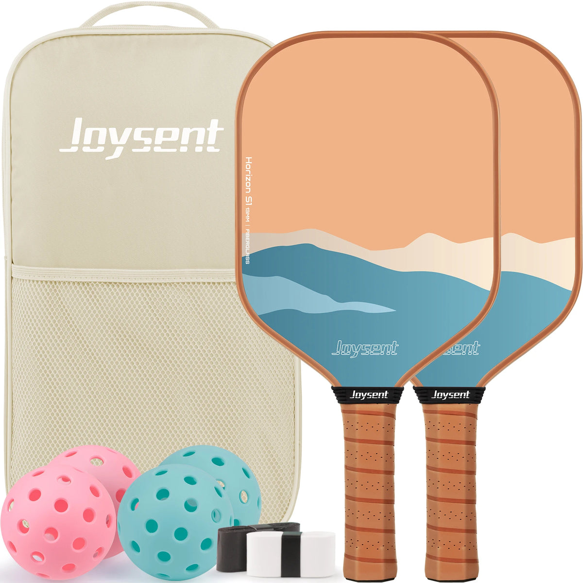 Joysent Premium Fibreglass Pickleball Paddle Set