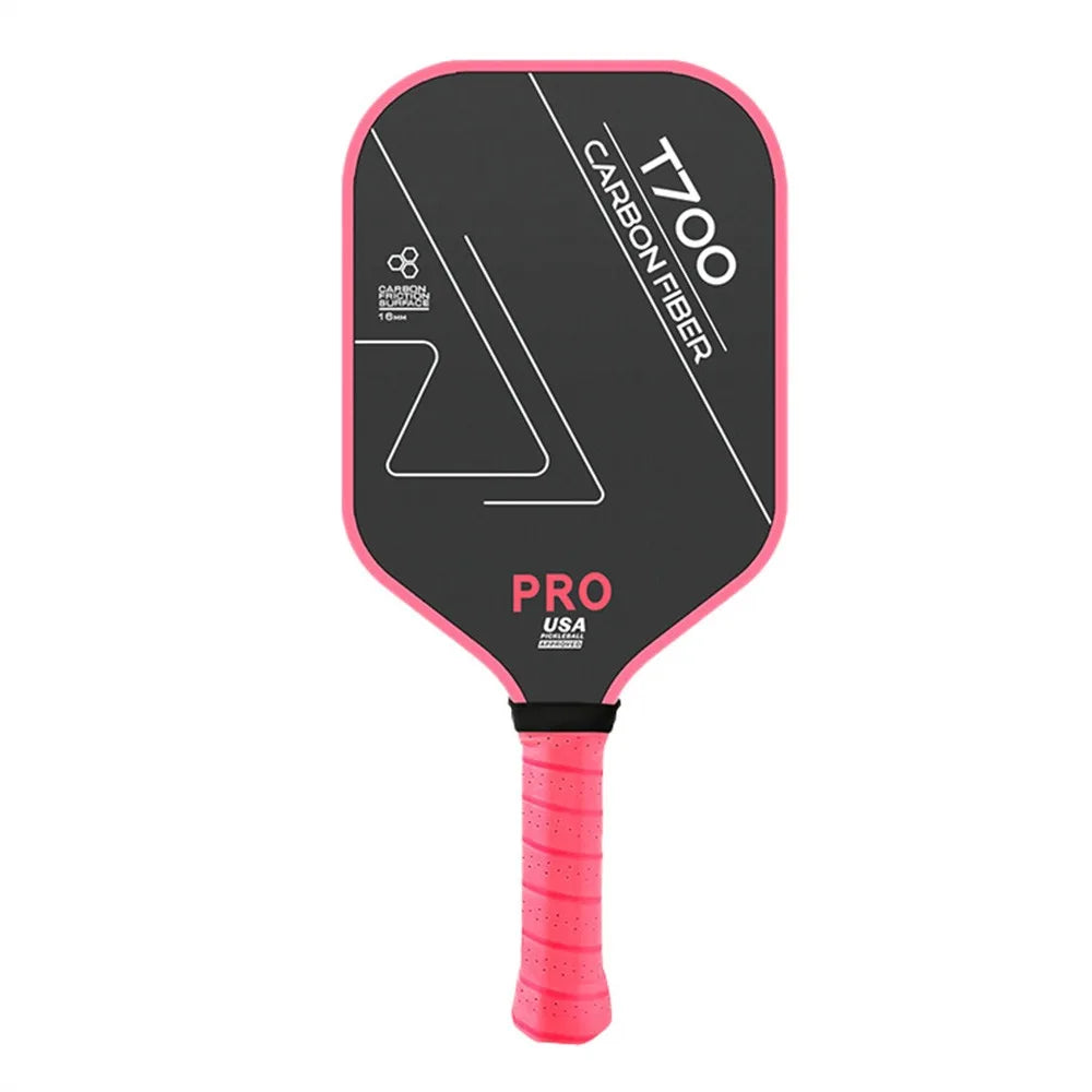 1pc T700 Pickleball Paddles Carbon Fiber Frosted Surface Pickleball Rackets Lightweight Non-slip Grip USAPA Approved Comfortable