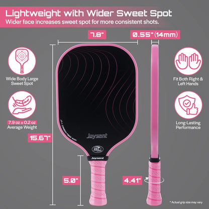 Joysent T300 Carbon Fibre Pickleball Paddle – Elite Control & Precision