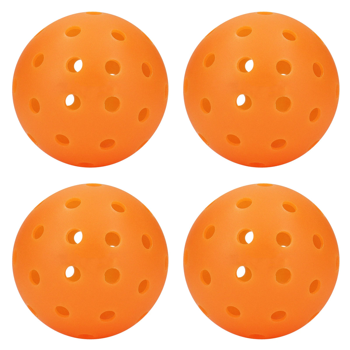 INSUM Outdoor Pickleball Balls 4 Pack 40 Holes High Performance Durable Pickleballs