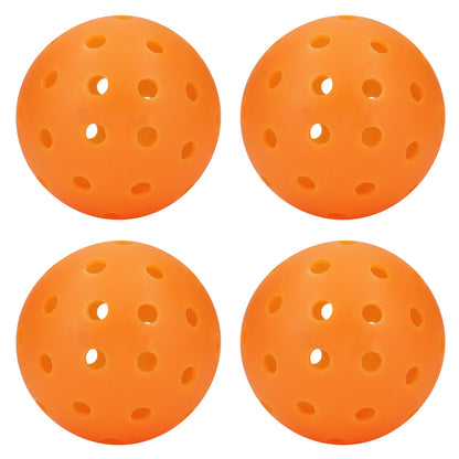 INSUM Outdoor Pickleball Balls 4 Pack 40 Holes High Performance Durable Pickleballs