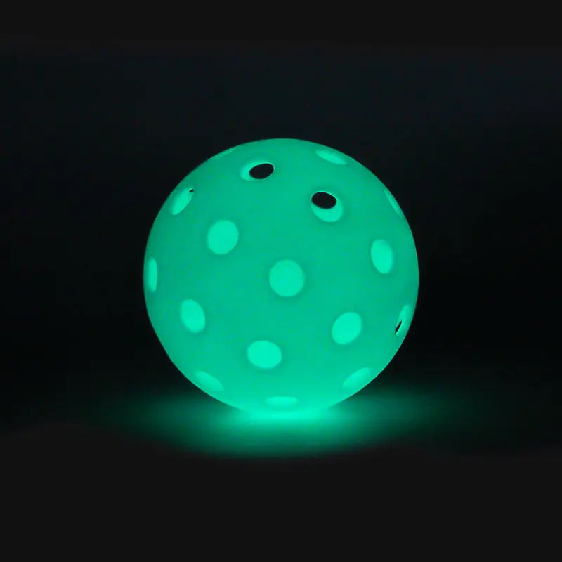 6 Pack Luminous Pickleballs 74MM 40 Holes