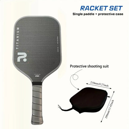 TITANIUM T700 Carbon Fibre Pickleball Paddle | 16mm Pro Core & EVA Foam Edge