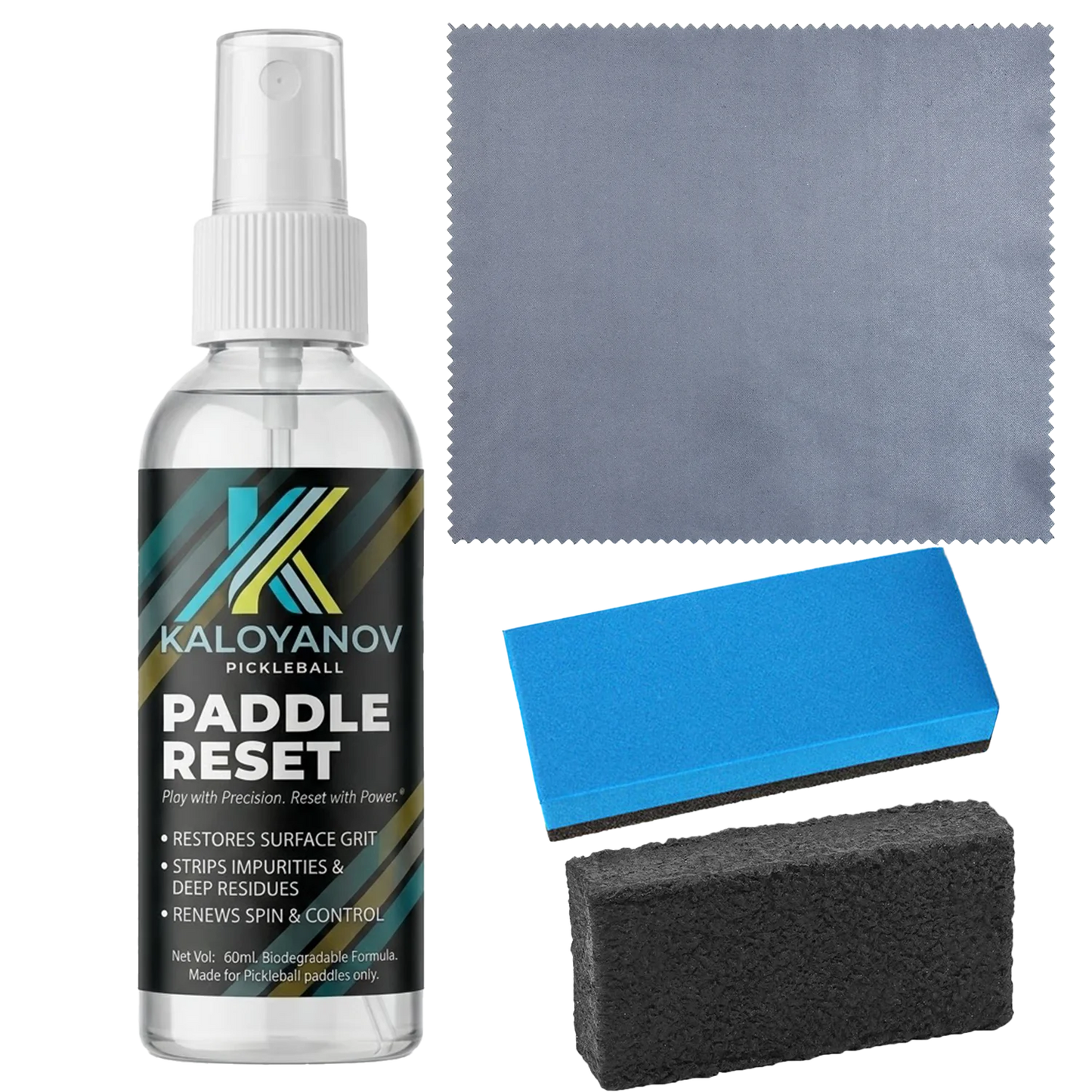 KALOYANOV Professional Pickleball Paddle Cleaning Kit