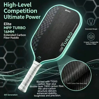 TITANFORCE TURBO-MPP Elongated Pickleball Paddle