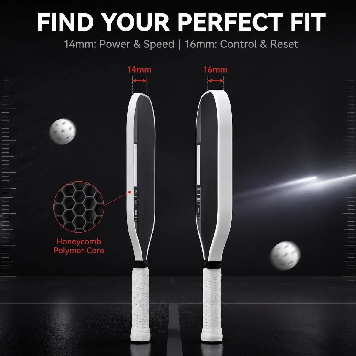 SONGYI GEN IV Pro Series Pickleball Paddle 14mm/16mm