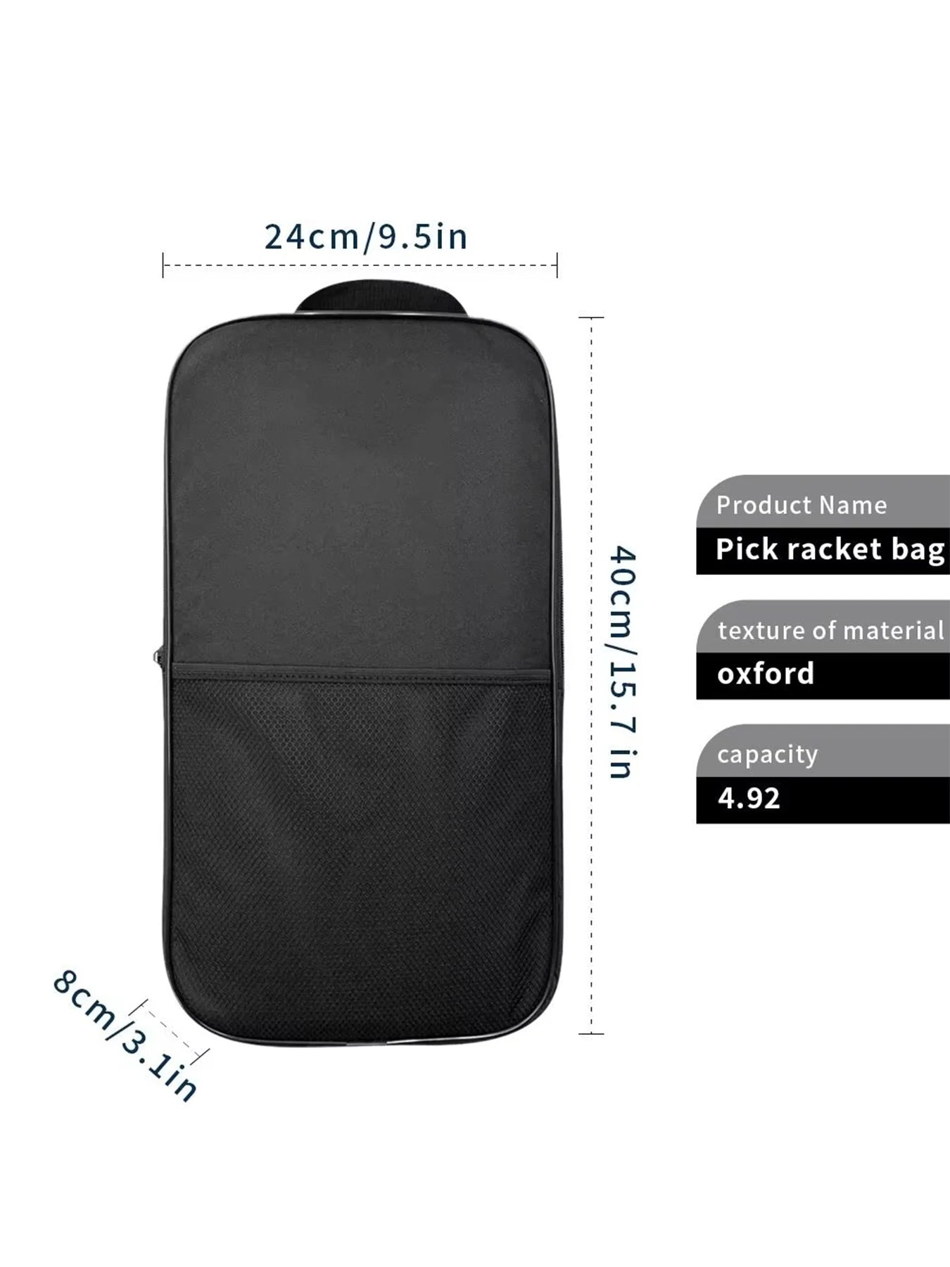 Portable Pickleball Paddle Bag, High-Quality Outdoor Sports Ball Backpack, Handheld Bag for Men and Women Adults