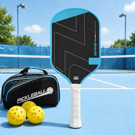 ERA  T700 Pickleball Paddle with Low-Density EVA Foam PP Honeycomb Core Slender Shape Original Carbon Fibre