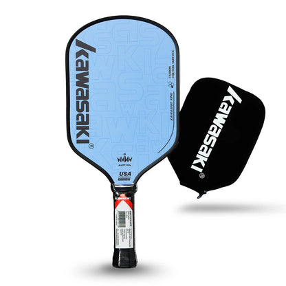 Kawasaki KING6 14mm PP Honeycomb Core Inner & T700 Carbon Surface Tournament Paddle