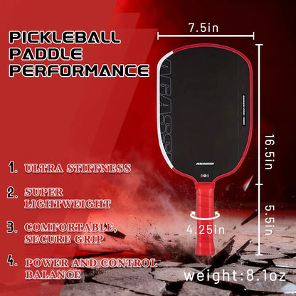Agassi Pro IV Pickleball Paddle (16mm)