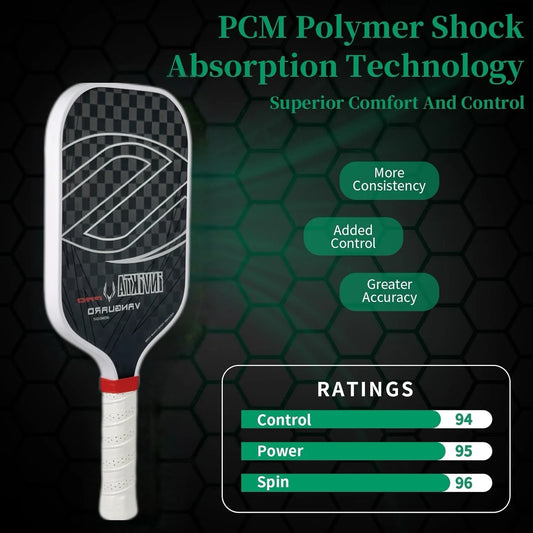 Vanguard Invikta Pro 12K | Carbon Fibre Pickleball Paddle