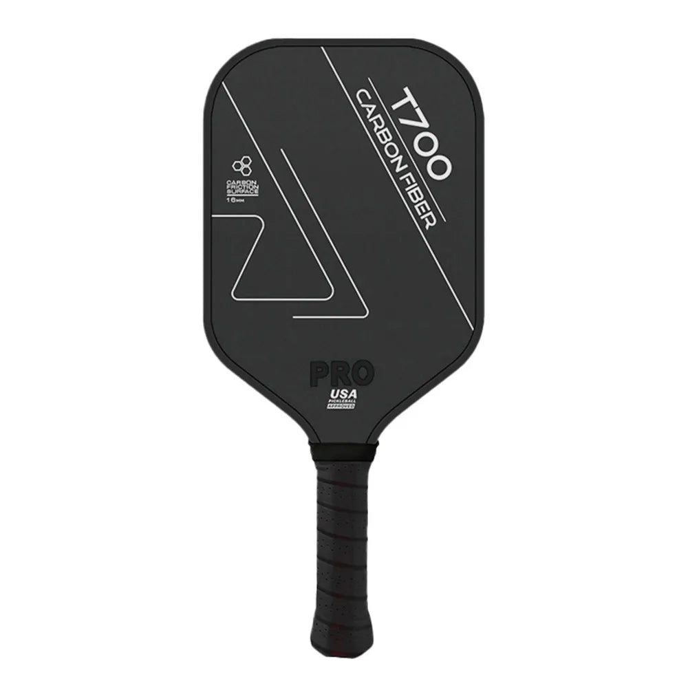 1pc T700 Pickleball Paddles Carbon Fiber Frosted Surface Pickleball Rackets Lightweight Non-slip Grip USAPA Approved Comfortable