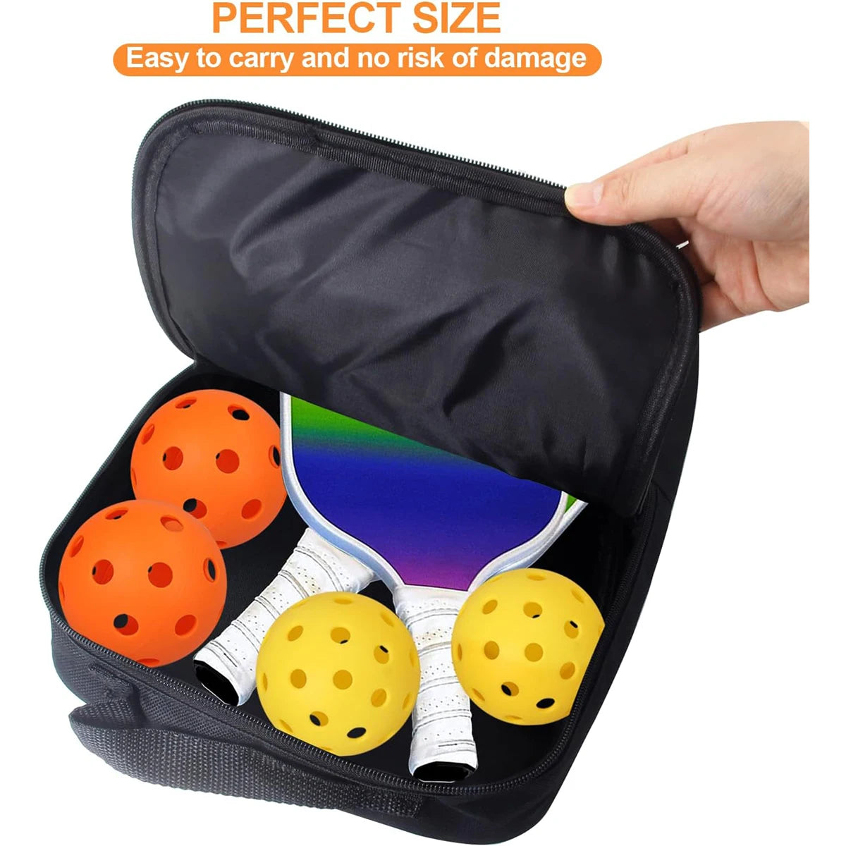 Vantage Pro Pickleball Sling Bag (Waterproof Paddle Case with Extra Storage Pocket)