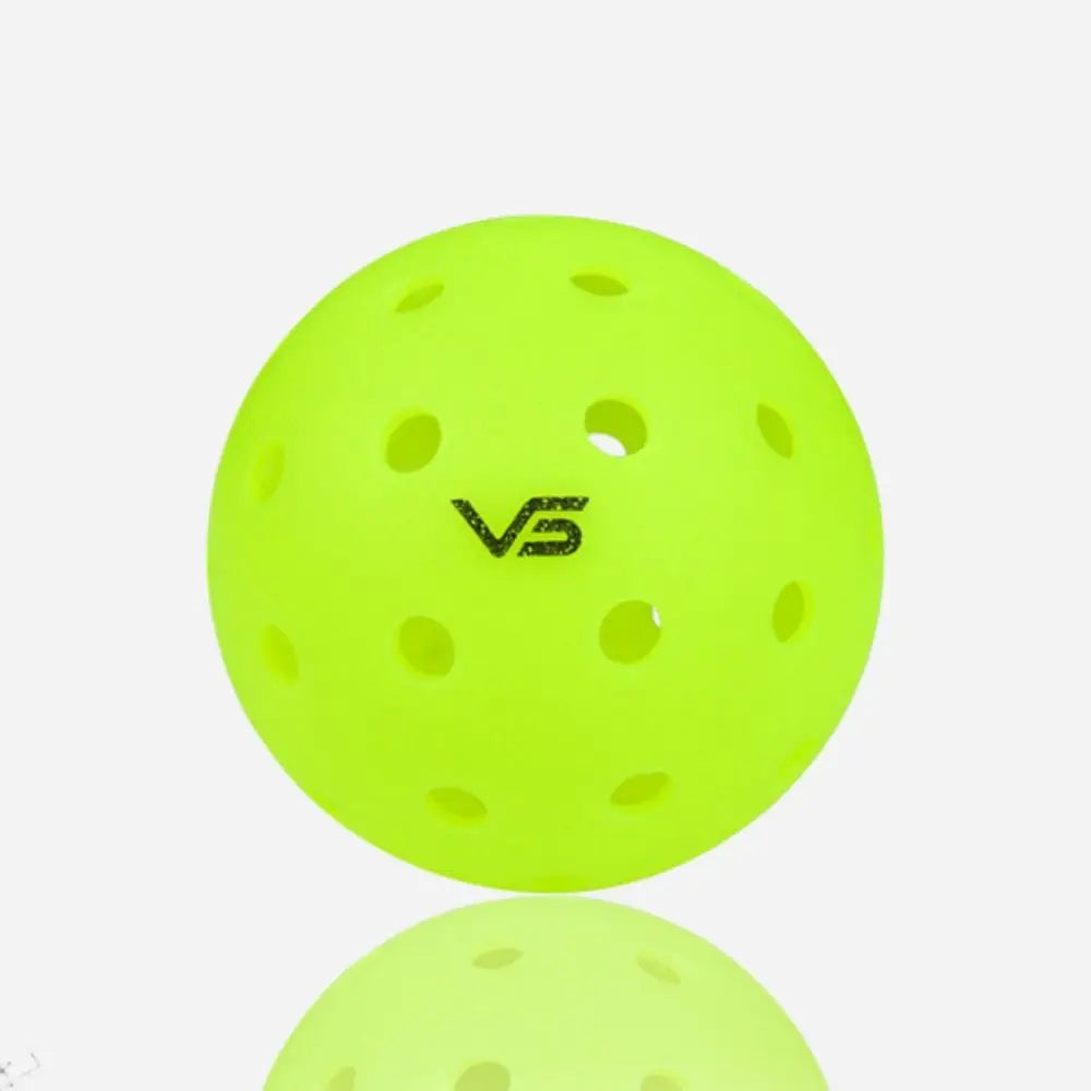 New 74MM Outdoor Pickleballs Durable 40 Holes Training Pickleballs Crack Resistant Pickleball Balls Practice