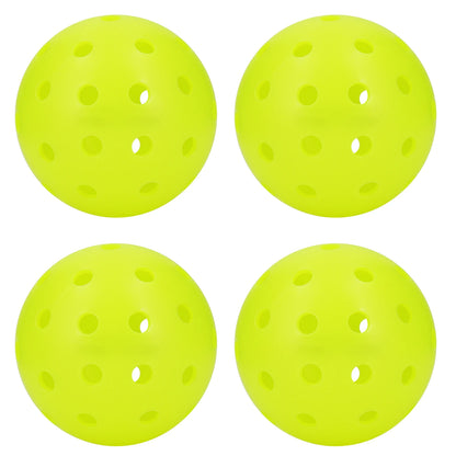 INSUM Outdoor Pickleball Balls 4 Pack 40 Holes High Performance Durable Pickleballs