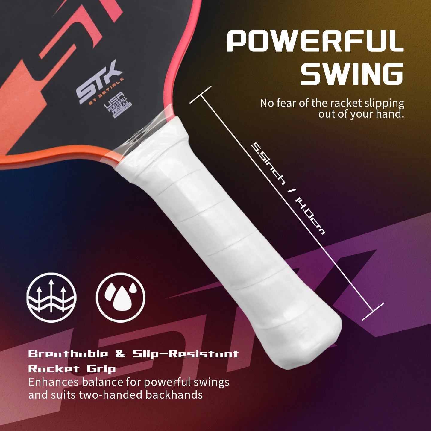 T700 Carbon Fibre Pickleball Paddle Joint Compatible with EPP Impact Core