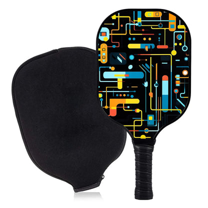 CyberGrip Carbon Fibre Pickleball Paddle Set (Premium Polypropylene Honeycomb Edition)