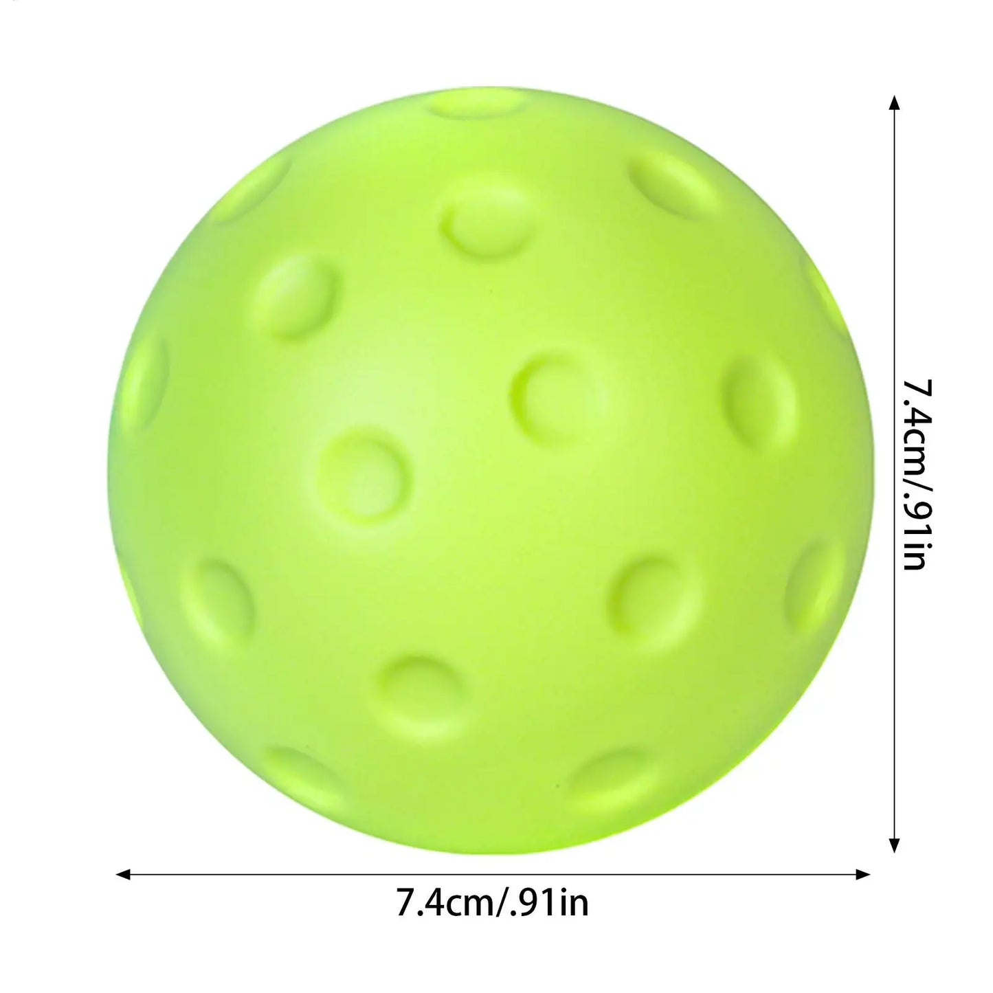 Silent-Strike Foam Pickleballs – Quiet Indoor & Outdoor Practice Training Balls