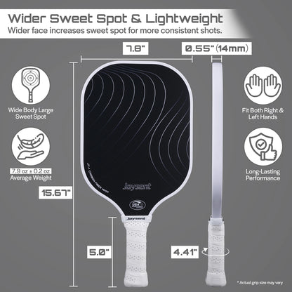 Joysent T300 Carbon Fibre Pickleball Paddle – Elite Control & Precision