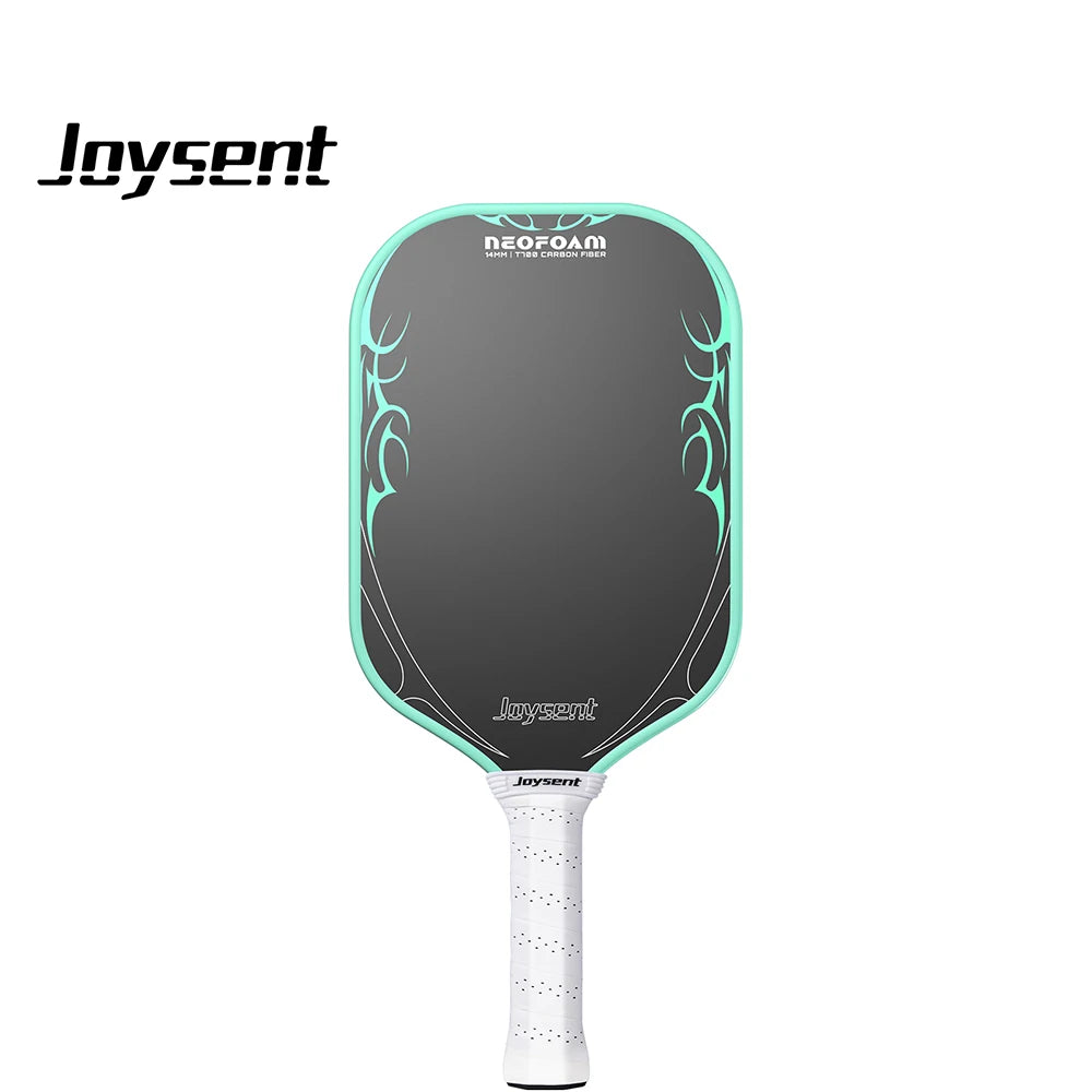 Joysent T700 Raw Carbon Fibre Pickleball Paddle | 14mm Thermoformed Hybrid Racket with NeoFoam EPP Core