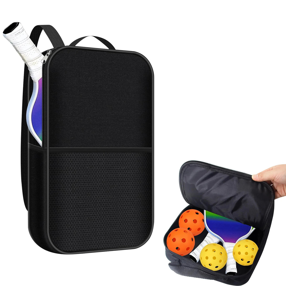 Vantage Pro Pickleball Sling Bag (Waterproof Paddle Case with Extra Storage Pocket)