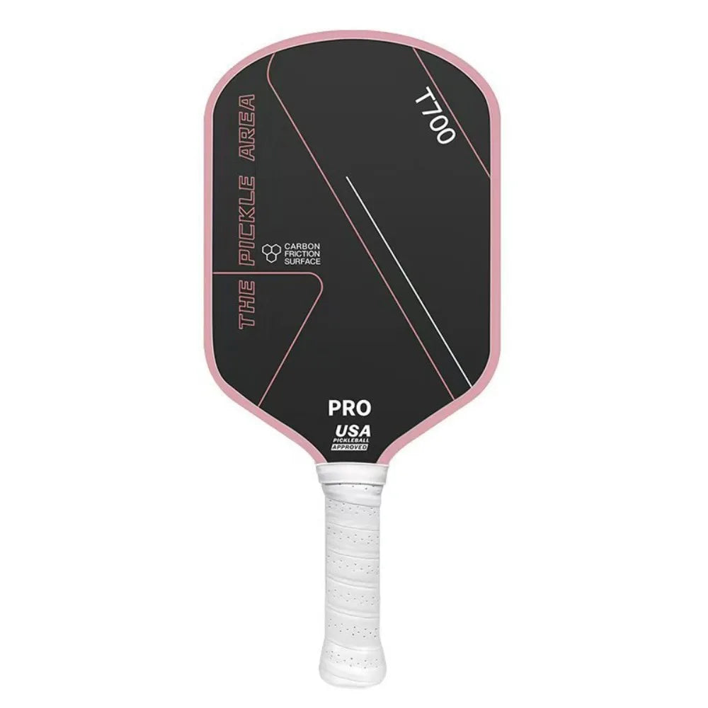 T700 Pickleball Paddle 16MM Carbon Fiber Pickleball Rackets Set Frosted Surface USAPA Approved Professional Game Supplies