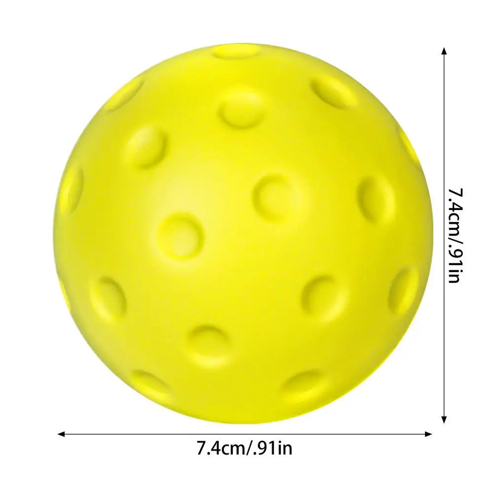 Silent-Strike Foam Pickleballs – Quiet Indoor & Outdoor Practice Training Balls