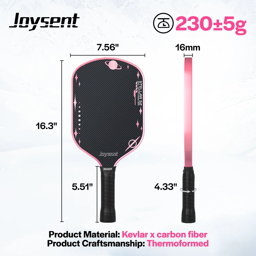 Joysent Kevlar Thermoformed  Pickleball Paddle 16mm EPP Gearfoam