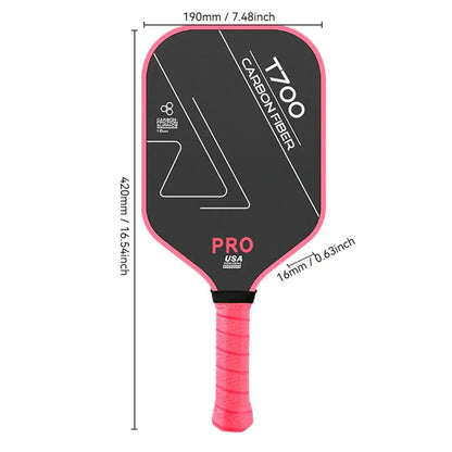 Premium T700 Carbon Fibre Pickleball Lightweight Paddle – Pro Series